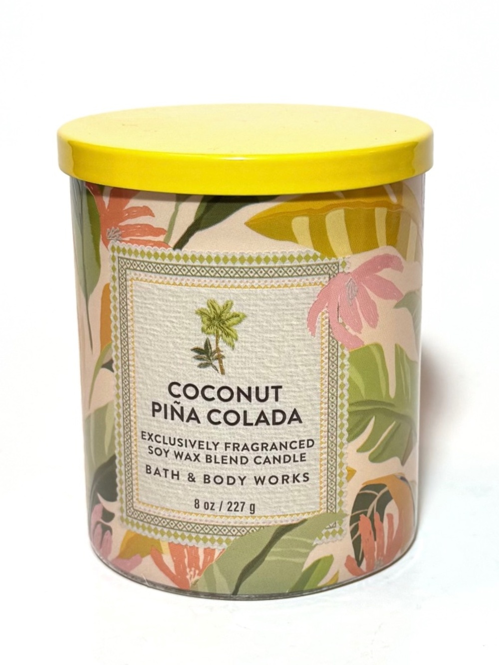 COCONUT PINA COLADA Single Wick Candle